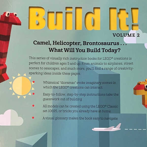 5/$10 Kids Picture Book | LEGO Build It! Volume 2 - Picture 3 of 6